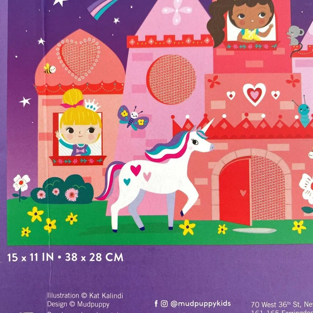 MUDPUPPY Unicorn Princess Jigsaw Puzzle Castle Secret Pictures Surprise - Picture 5 of 11